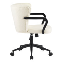 Teddy Fabric Home Office Chair, Adjustable Height, 360° Swivel