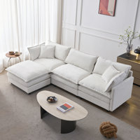 Modular 3 Seater with Ottoman by Ophelia & Co.