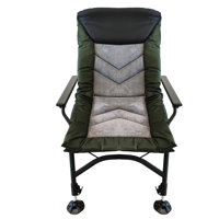 Green/Black/Grey Camping Lounge Chair - Portable Folding Recliner by Ebern Designs
