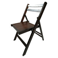 Wood Folding Event Chairs - Set Of 4, Foldable by Ebern Designs