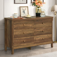 Porter 6 Drawer Dresser With Interlock Drawer Feature by Winston Porter