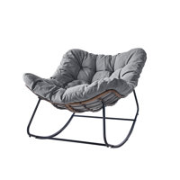 Rocking Chair( Brown/grey) by Latitude Run