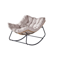 Rocking Chair( Brown/grey) by Latitude Run