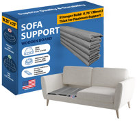 Heavy Duty Sleeper Sofa Support Slats, Wood Base To Fix Sagging Seats, Reinforced Under Cushion Panel For Sofas And Bed Support, Pull Out Couch Mattre by Ebern Designs