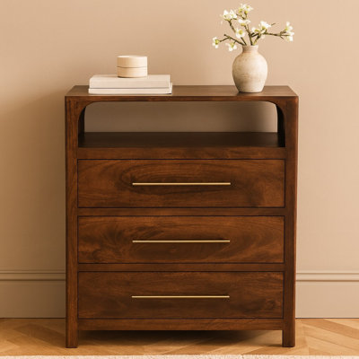 Arched Edge 3 Drawer Chest by Latitude Run