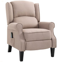 Massage Recliner Sofa With Heat Function, Remote Control by Latitude Run