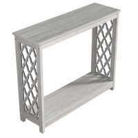 Chessani Transitional Console Table with shelf by Ophelia & Co.