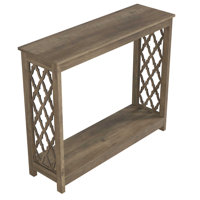 Chessani Transitional Console Table with shelf by Ophelia & Co.