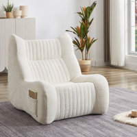 Bean Bag Chair For Adults With Armrests - Oversized Comfy Beanbag Lounge Lazy Floor Sofa Accent Chair For Living Room, Bedroom by Hokku Designs
