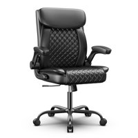 Big And Tall Office Chair 330lbs, Heavy Duty Executive Desk Chair With Extra Wide Seat, High Back Ergonomic With Padded Armrests by Ebern Designs