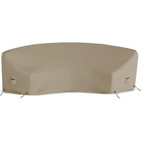 Curved Outdoor Couch Cover, 12 Oz Tear & Uv Proof, Waterproof Outdoor Patio Furniture Set Cover With Air Pockets & Drawstrings (150" L X 36" W X 38" by Latitude Run