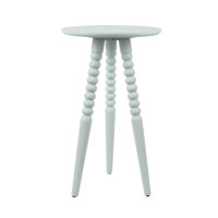 Silverwood Allison Compact Round Accent Table With Turned Legs by Ebern Designs