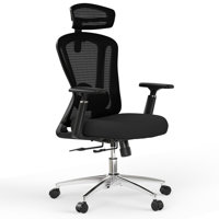 Mesh Office Chair With 3D Armrests And Adjustable Headrest