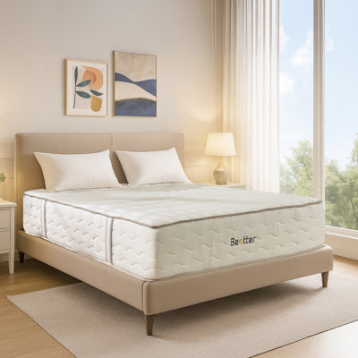 14" Luxury Cooling Hybrid Mattress With Plush Pillow-Top Comfort by Ebern Designs