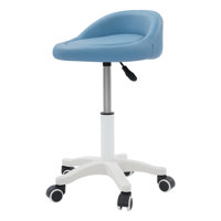 Adjustable Rolling Office Stool by Ivy Bronx