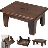 16.5" W Wooden Step Stool by Winston Porter