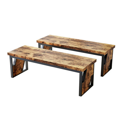 Dining Bench, Farmhousedecor Indoor Kitchen Table Bench, Entrywayshoe Rack Bench, Benches For Living Room, Hallway,Bedroom by Millwood Pines