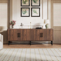 4-Door Accent Storage Cabinet with Adjustable Shelves by Ophelia & Co.