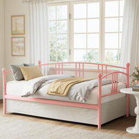 Purple Twin Bed Frame by Ebern Designs