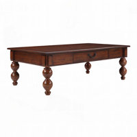 Rectangular Wooden Coffee Table with Storage Drawer by Red Barrel Studio
