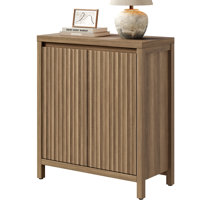Bethlehem 29.1"W Fluted Waveform Panel Sideboard With 2 Adjustable Shelves by Ebern Designs