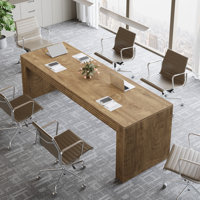 78.7" Rectangle Conference Table, Modern Seminar Boardroom Desk by Ebern Designs