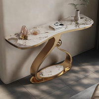 Stainless Steel Console Table by Everly Quinn