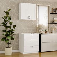 71"H Food Pantry Kitchen Sideboard Buffet Table