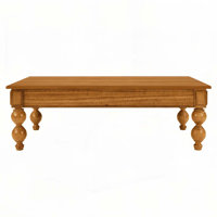 Rectangular Wooden Coffee Table with Storage Drawer by Charlton Home