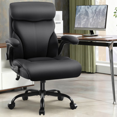 Executive Ergonomic Office Chair - High Back Mesh Desk Chair with Lumbar Support, Adjustable Headrest, 4D Armrests, Tilt Function & Breathable Mesh fo by Ivy Bronx
