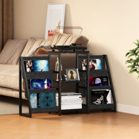 Record Player Stand with Vinyl Storage, Record Player Table with Vinyl Record Storage Up to 280 Albums, Turnta ble Stand with Record Holder Display Sh by 17 Stories