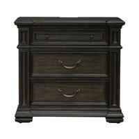 Dillmon 3 Drawer Nightstand w/ USB Ports by Alcott Hill