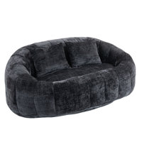 Bean Bag Sofa Lazy Sofa Durable Comfort Lounger High Back Bean Bag Chair Couch For Adults And Kids, Indoor & Outdoor, Accent Floor Soft Lounge Chair by Latitude Run