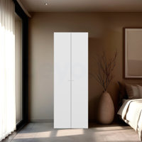 2-Door Tall Wardrobe Cabinet by Red Barrel Studio