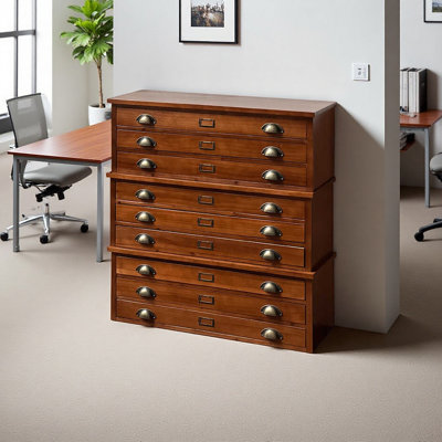 Retro multi-level filing cabinet by Inbox Zero