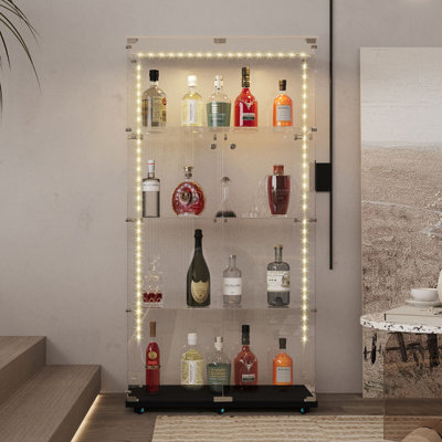 Tempered Glass Display Cabinet by Ivy Bronx