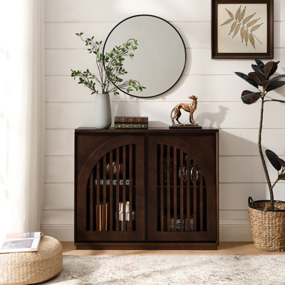 2 Door Storage Accent Cabinet with by Latitude Run