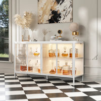 55.1" W Sideboard Cabinet Buffet Storage Cabinet by Wrought Studio