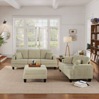 3-piece Morden Upholstered Sofa Set For Living Room by Latitude Run