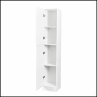 Freestanding Cabinet with Inadjustable Shelves and Two Doors, Perfect for Kitchen and Dining Room Storage by Ebern Designs