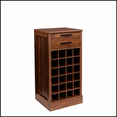 Modular Wine Bar Cabinet, Perfect for Organized Storage and Elegant Home Entertainment. by Winston Porter