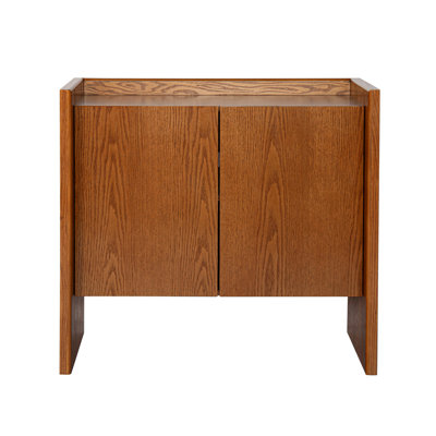 Modern Walnut Cabinet: Storage For Bedroom Essentials Rustic Buffet Cabinet - Ideal Homes by Latitude Run