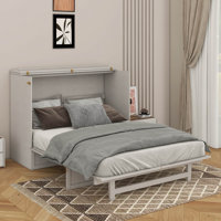 Full Size Murphy Bed With Large Drawers & USB Ports by Gracie Oaks