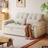 Modern Folding Sofa Bed, Pull-Out Sofa, 3-In-1 Convertible Sofa Bed, Sofa, Futon Bed With Storage Space, Suitable For Living Room, Bedroom And Study