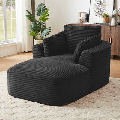 45.3" Cloud Couch, Chaise Lounge Chair for Small Spaces by Mercer41