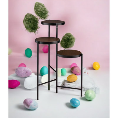 Black Finish Plant Stand by 17 Stories