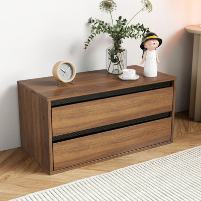 Stackable Mounted Storage Cabinet With 2 Drawers by Latitude Run