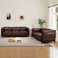 2 - Piece Faux Leather Living Room Set by 17 Stories