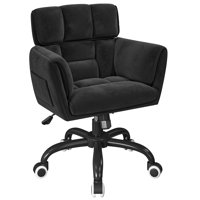 Upholstered Office Chair With Side Pockets