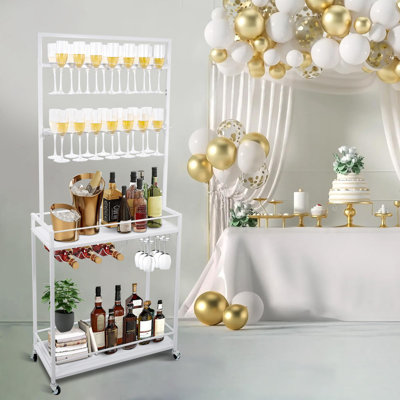 Champagne Wall Holder For Party Hold 28 Glasses by Prep & Savour
